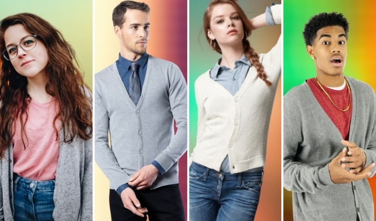 Lightweight & thin cardigans perfect for transitional months and WFH outfits