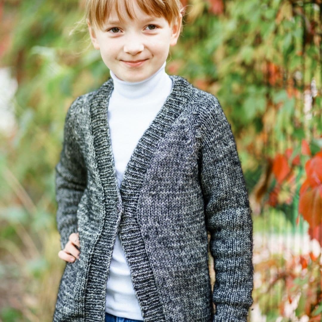 Children's Cardigans are as cute and as popular as adult ones.