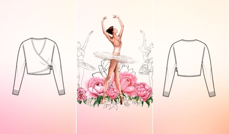 Ballet Wrap Cardigans, feminine knitwear for all ages and occasions.